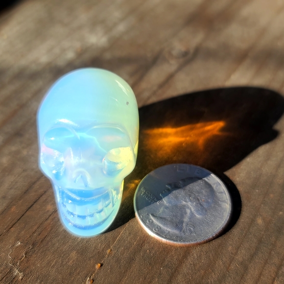 Dark Kharma by Avelon Other - Opalight hand carved small skull